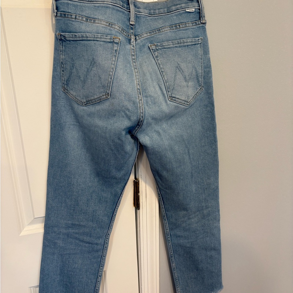 Womens Mother Jeans - Tomcat Ankle Fray - kitty corner wash - size 28 - Picture 7 of 9